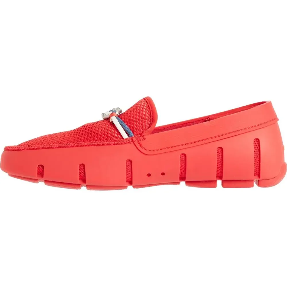 SWIMS Riva Loafers Mens 7 Red Slip On Boat Shoes Mesh Waterproof New in Box